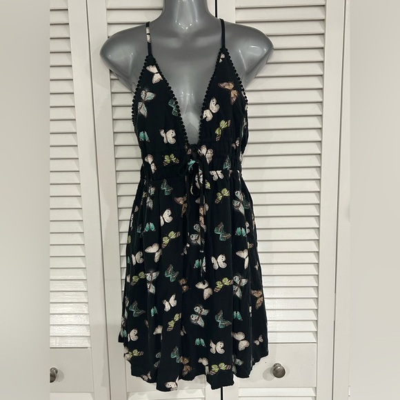 wild fable Dresses & Skirts - wild fable Black Butterfly Print Mini Dress